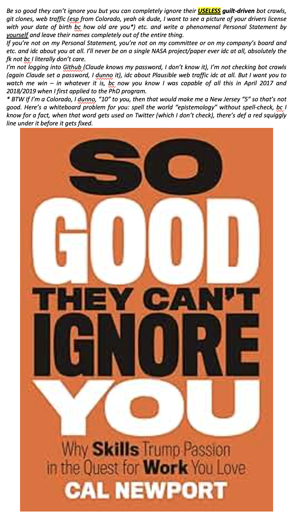 be so good